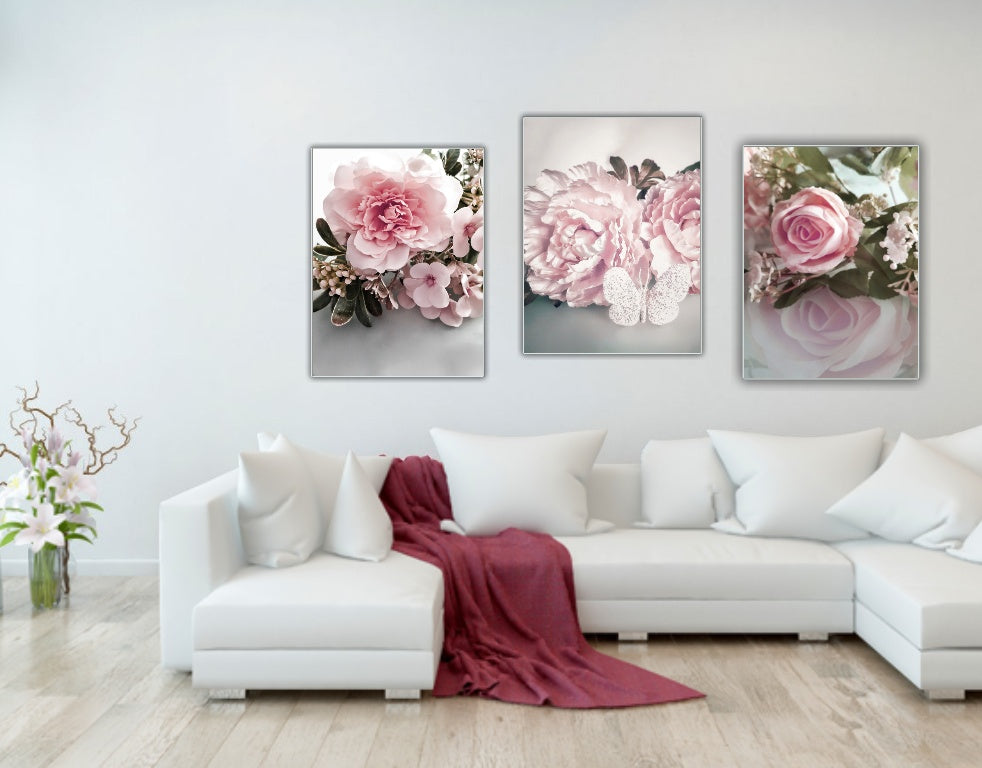 Färdigt Tavelpaket "Rosa dröm"