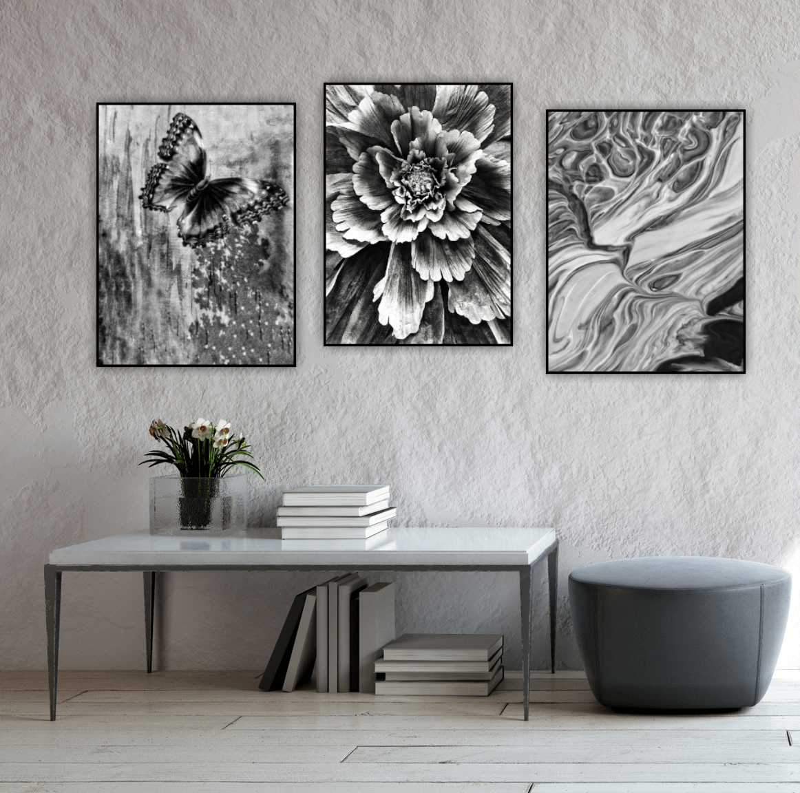 Färdigt tavelpaket "Flower Explosion Set"