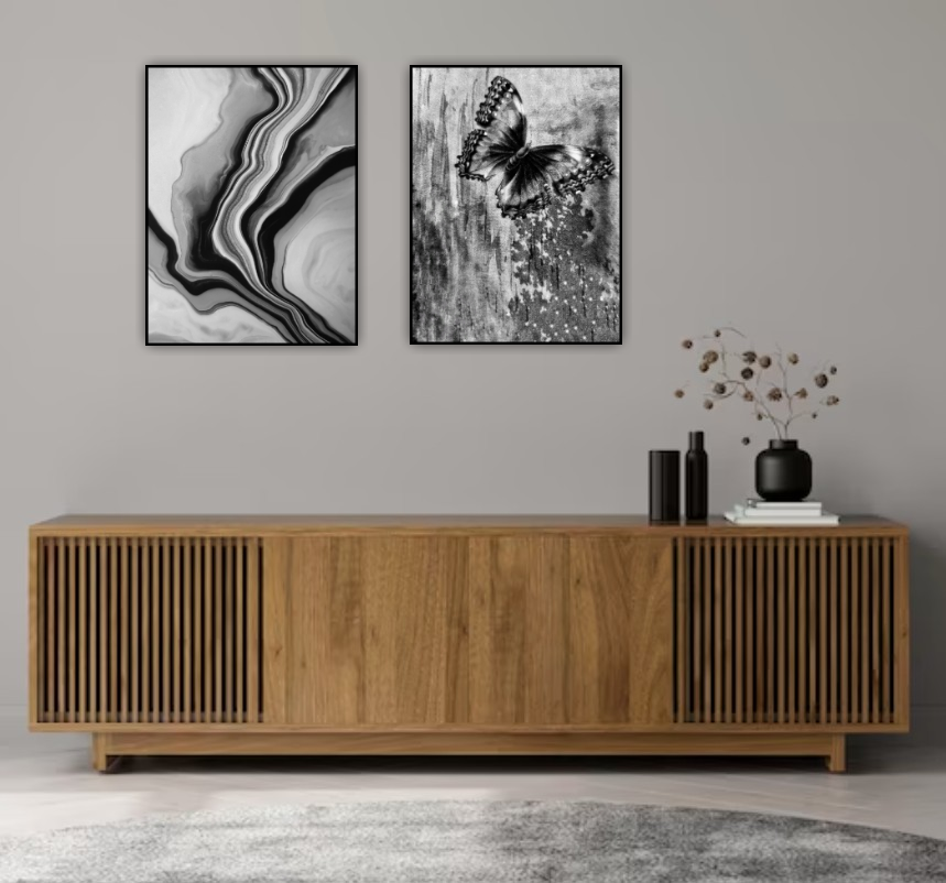 Kuddfodral "Butterfly Art"