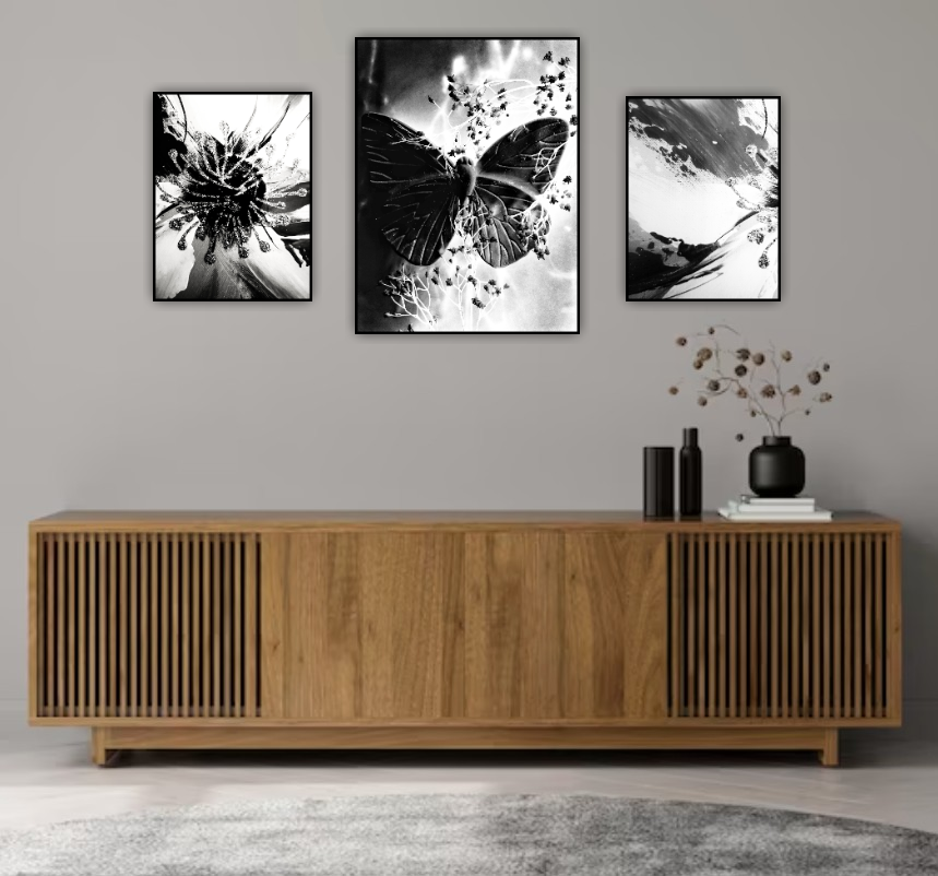 Färdigt Tavelpaket "Butterfly Art set"