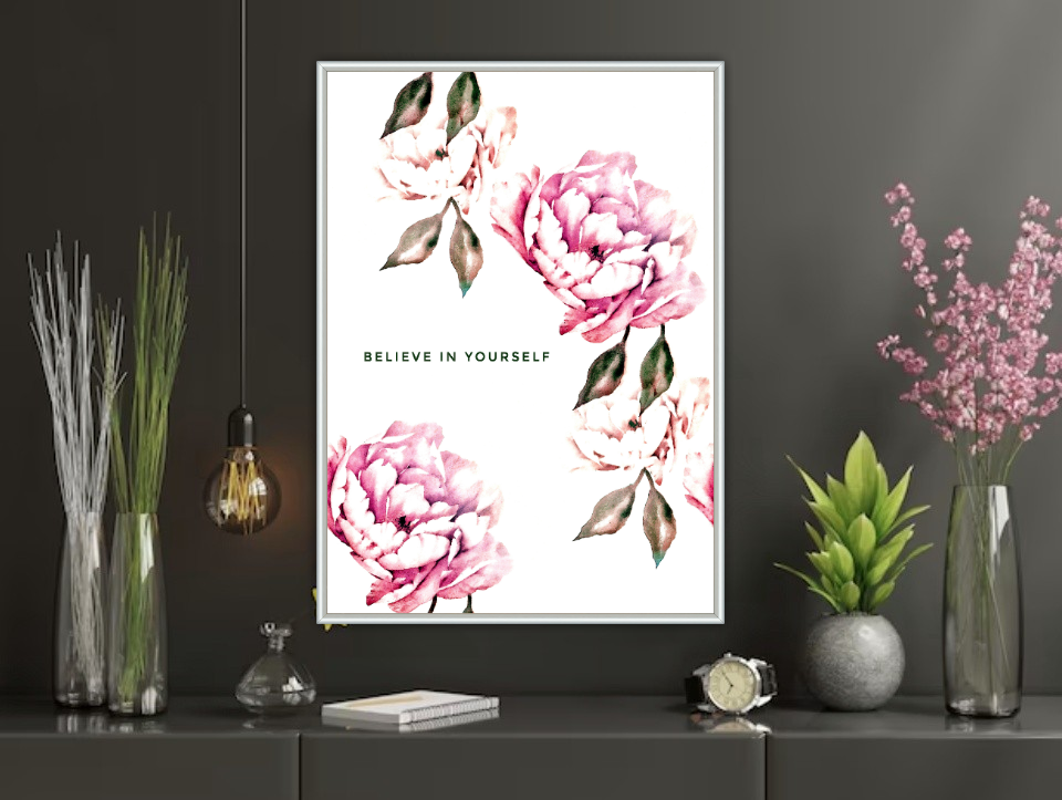 Kuddfodral "Flowerbed" Rosa