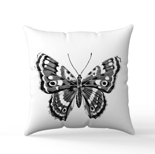 Kuddfodral "Single Butterfly" Svart