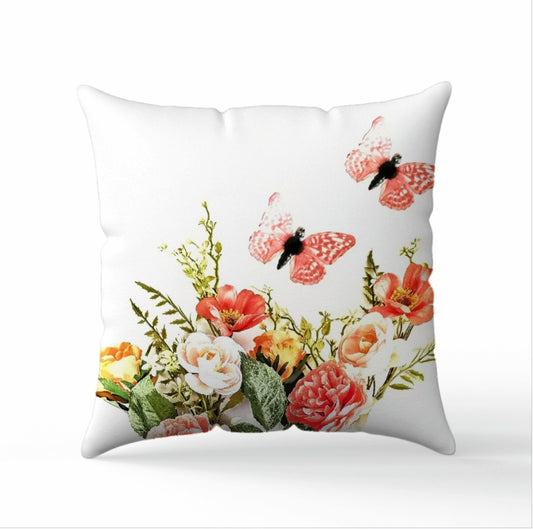 Kuddfodral "Frihetens Fjäril" Röd