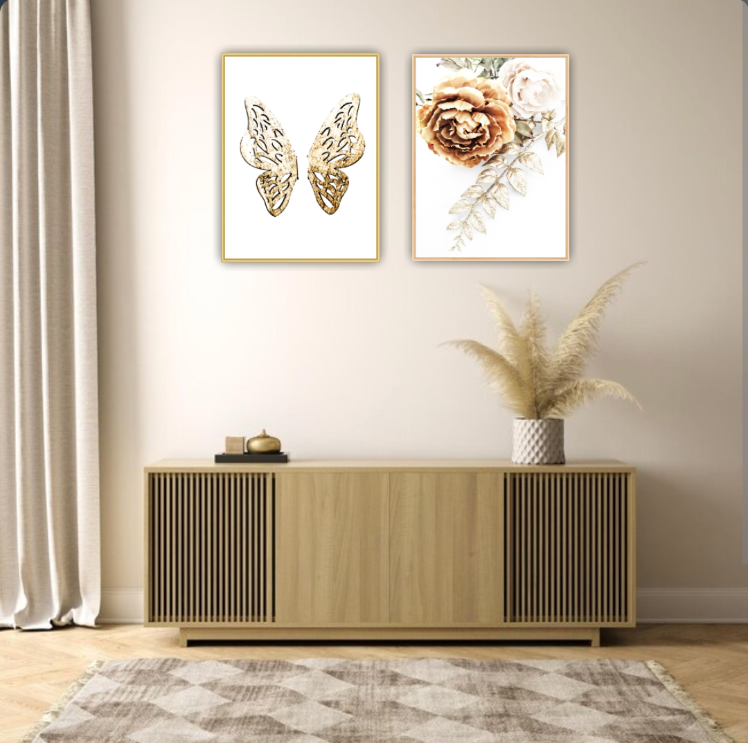 Kuddfodral "Golden Wings"