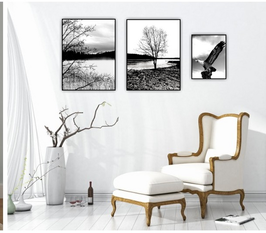 Färdigt Tavelpaket "Fridfull natur"