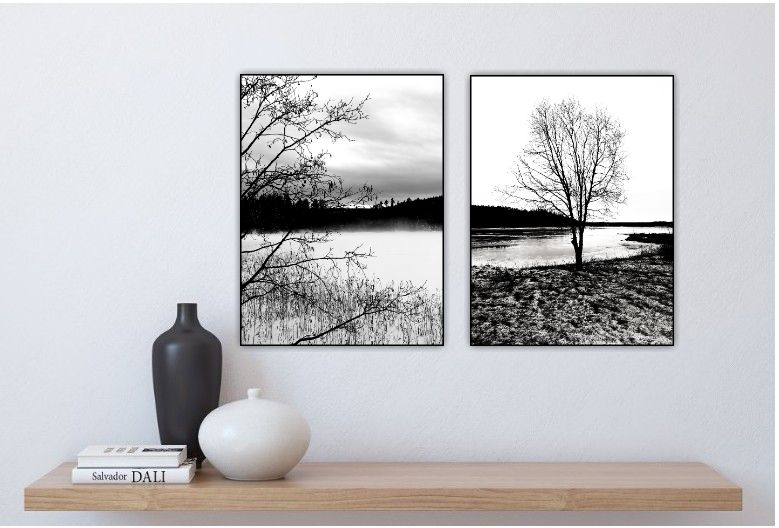 Färdigt Tavelpaket "Fridfull natur"